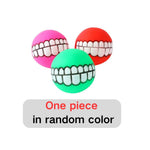 Pet Squeaky Vinyl Chew Toy Dog Ball Toy - GreenFur