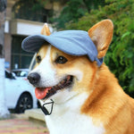 Pet Sun Hat with Ear Holes Outdoor Shade Cap for Dogs and Cats - GreenFur