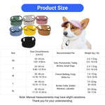 Pet Sun Hat with Ear Holes Outdoor Shade Cap for Dogs and Cats - GreenFur
