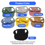 Pet Sun Hat with Ear Holes Outdoor Shade Cap for Dogs and Cats - GreenFur