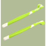 Pet Teeth Care Cleaning Mouth Three Sided Soft Bristle Dog Toothbrush - GreenFur