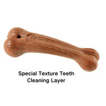 Pet Teeth Grinding Toy Bone Shape Interactive Training Toy - GreenFur