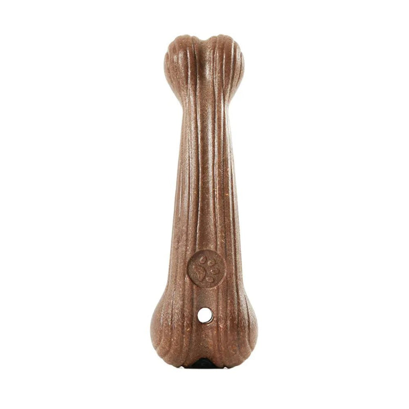 Pet Teeth Grinding Toy Bone Shape Interactive Training Toy - GreenFur