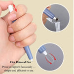 Pet Tick Removal Tool Kit with Comb Tweezers Pen and Fork - GreenFur