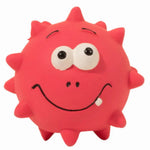 Pet Toy Dog Chew Toy Squeaky Latex Ball Durable Bite Resistant Dog Ball Toy - GreenFur