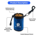 Pet Training Waist Bag Outdoor Treat Pouch Multi Function Travel Training Bag for Dogs and Cats - GreenFur
