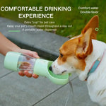 Pet Water Cup Portable Dog Water Dispenser Cat Water Bottle - GreenFur