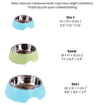 Pet Water Food Bowl Stainless Steel Dog Bowl - GreenFur