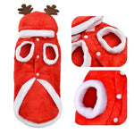 Pet Xmas Dress Up Clothes Dog Christmas Clothes Costume - GreenFur