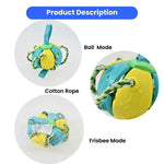 Pets Flying Saucer Ball Dog Flying Disc & Frisbee Ball Interactive Dog Toys - GreenFur