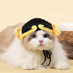 Pigsy - Inspired Pet Headpiece Funny Cosplay Costume for Cats and Dogs - GreenFur