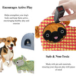 Pineapple Plush Chew Toy with Sound for Dogs - GreenFur