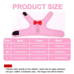 Pink Comfortable Mesh Bunny Rabbit Harness and Leash Set - GreenFur