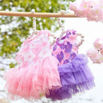 Pink Peach Blossom Dress For Small Dogs - GreenFur