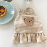 Plaid Bear Pet Vest - GreenFur