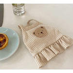 Plaid Bear Pet Vest - GreenFur