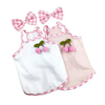 Plaid Bow Tie Pet Dress - GreenFur
