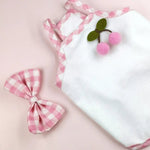 Plaid Bow Tie Pet Dress - GreenFur