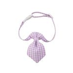 Plaid Pet Bow Tie Collar with Safety Buckle for Cats and Small Dogs - GreenFur