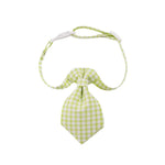 Plaid Pet Bow Tie Collar with Safety Buckle for Cats and Small Dogs - GreenFur