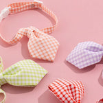 Plaid Pet Bow Tie Collar with Safety Buckle for Cats and Small Dogs - GreenFur