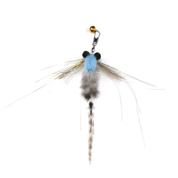 Plankton Wand Attachments Feather Cat Toys - GreenFur