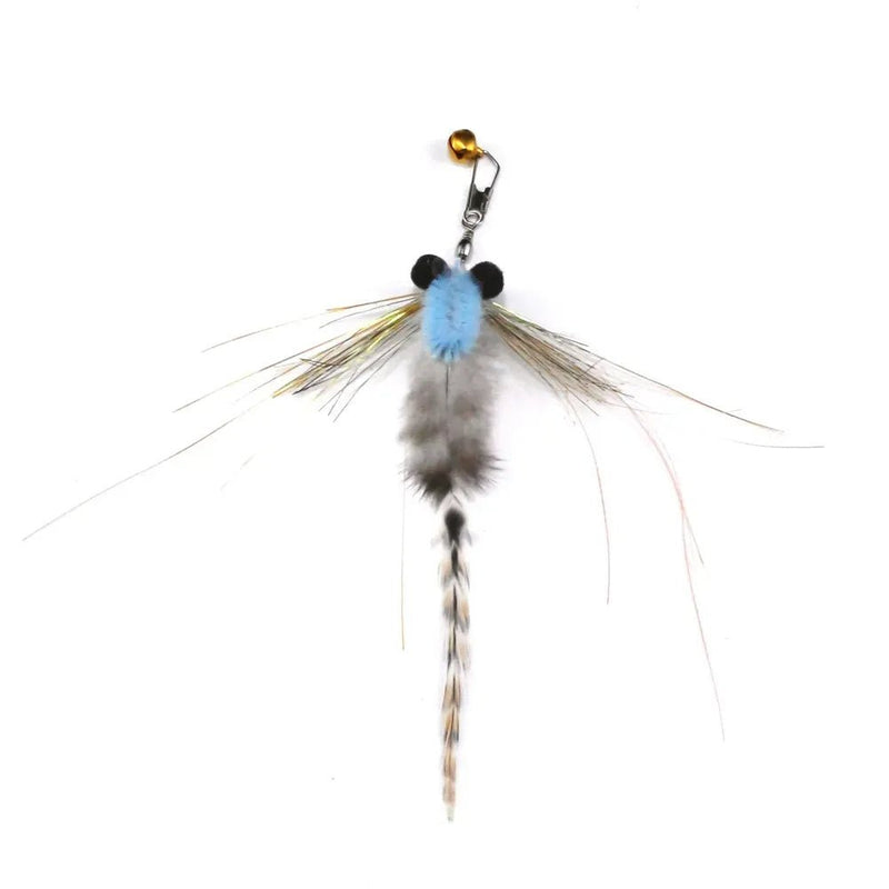 Plankton Wand Attachments Feather Cat Toys - GreenFur