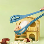 Plastic Hamster Clip with Locking Mechanism One Pull One Push for Safe Interaction - GreenFur