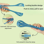 Plastic Hamster Clip with Locking Mechanism One Pull One Push for Safe Interaction - GreenFur
