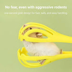 Plastic Hamster Clip with Locking Mechanism One Pull One Push for Safe Interaction - GreenFur