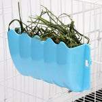 Plastic Hay Rack for Small Pets Secure Cage Feeder Promotes Healthy Eating - GreenFur