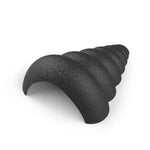 Plastic Spiral Shell Hideout for Reptile and Small Pet Terrariums, Black - GreenFur