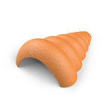Plastic Spiral Shell Hideout for Reptile and Small Pet Terrariums, Orange - GreenFur