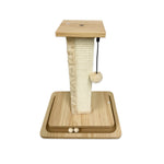 Play Cat Ball Tower Sisal Kitten Cat Tree Scratching Post - GreenFur