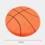 Plush Basketball Dog Flying Disc with Squeaker - GreenFur
