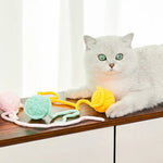 Plush Bell Cat Toy Ball Interactive Yarn Toy for Cat - GreenFur