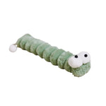 Plush Faux Fur Cat Toy Chew Pillow Catnip Interactive Toy - GreenFur