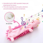 Plush Mop Texture Dog Chew Toy Durable Soft Animal Series - GreenFur