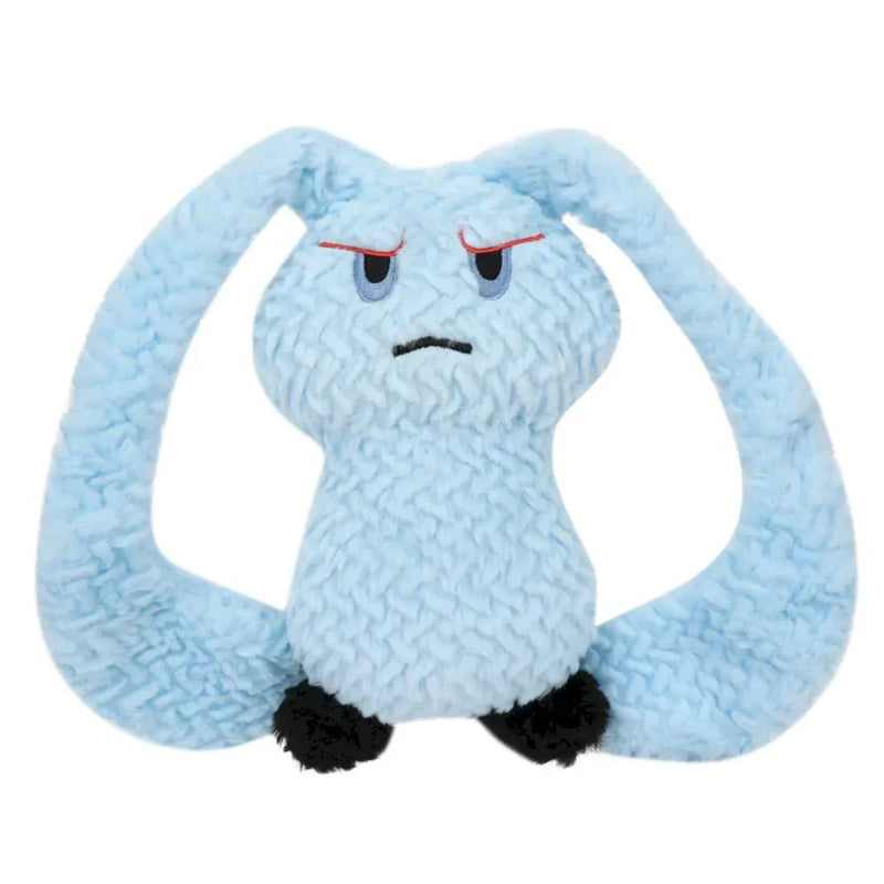 Plush Rabbit Dog Toy with Crinkle Paper and Squeaker for Interactive Chewing - GreenFur