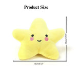 Plush Star Squeaky Chew Toy Durable Dog Entertainment Toy - GreenFur
