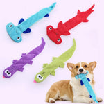 Plush with Crinkle Paper Teething Chew Toy for Dogs - GreenFur