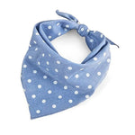 Polka Dot Pet Bandana Cotton Triangle Scarf for Cats and Dogs - GreenFur
