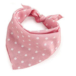 Polka Dot Pet Bandana Cotton Triangle Scarf for Cats and Dogs - GreenFur