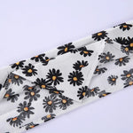 Polyester Daisy Print Pet Bandanas - GreenFur