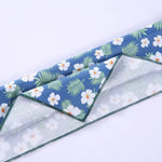 Polyester Daisy Print Pet Bandanas - GreenFur