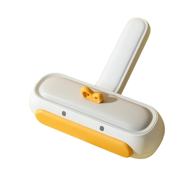 Polyester Filament Bristles Duckling Design ABS Pet Hair Remover - GreenFur