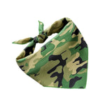 Polyester Triangle Camouflage Bandanas for Dogs - GreenFur
