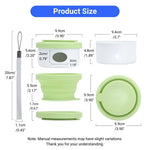 Portable 3in1 Pet Feeding Bottle Food Container Waste Bag and Bowl Set - GreenFur