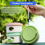 Portable 3in1 Pet Feeding Bottle Food Container Waste Bag and Bowl Set - GreenFur