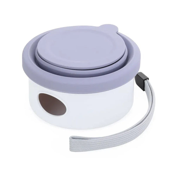 Portable 3in1 Pet Feeding Bottle Food Container Waste Bag and Bowl Set - GreenFur